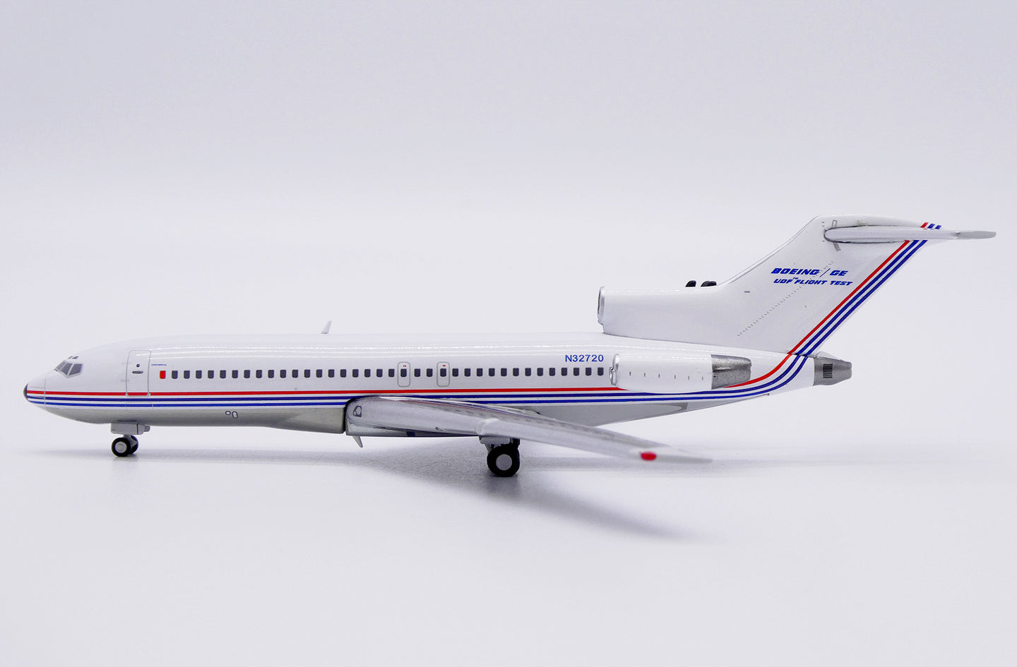 JC WINGS B727-100 HOUSE COLOUR “UDF FLIGHT TEST” (POLISHED) REG: N32720