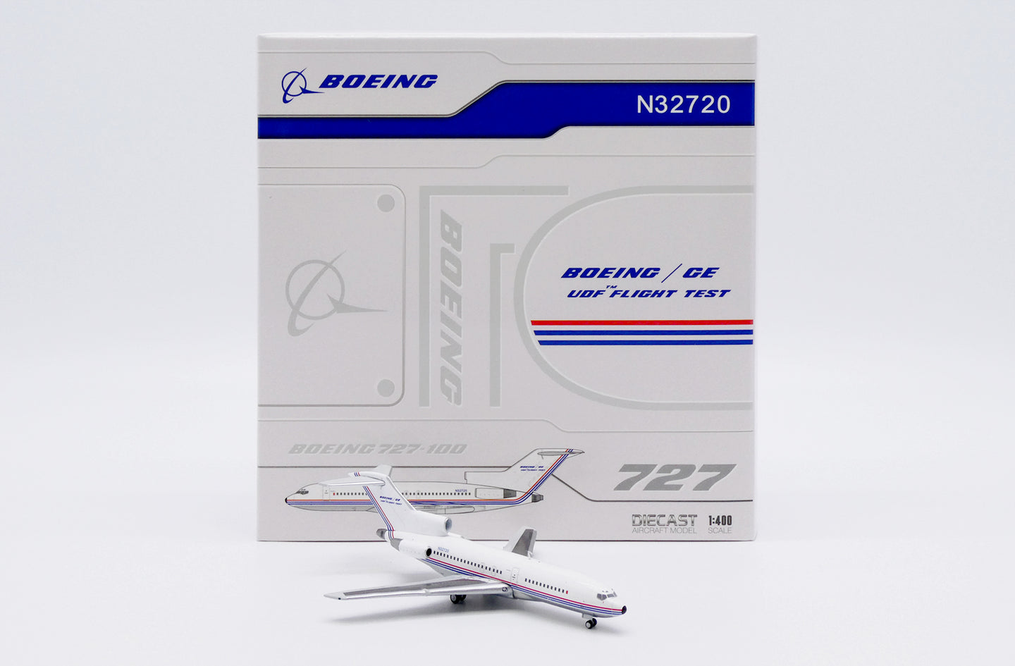JC WINGS B727-100 HOUSE COLOUR FLIGHT "TEST FANTASY" (POLISHED) REG: N32720