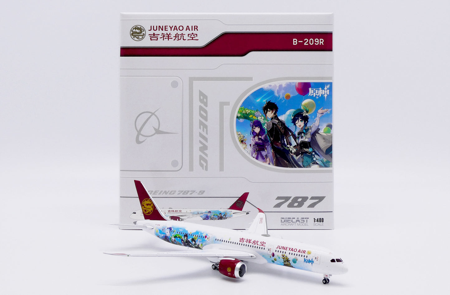 JC WINGS B787-9 DREAMLINER JUNEYAO AIRLINES "GENSHIN IMPACT" REG: B-209R