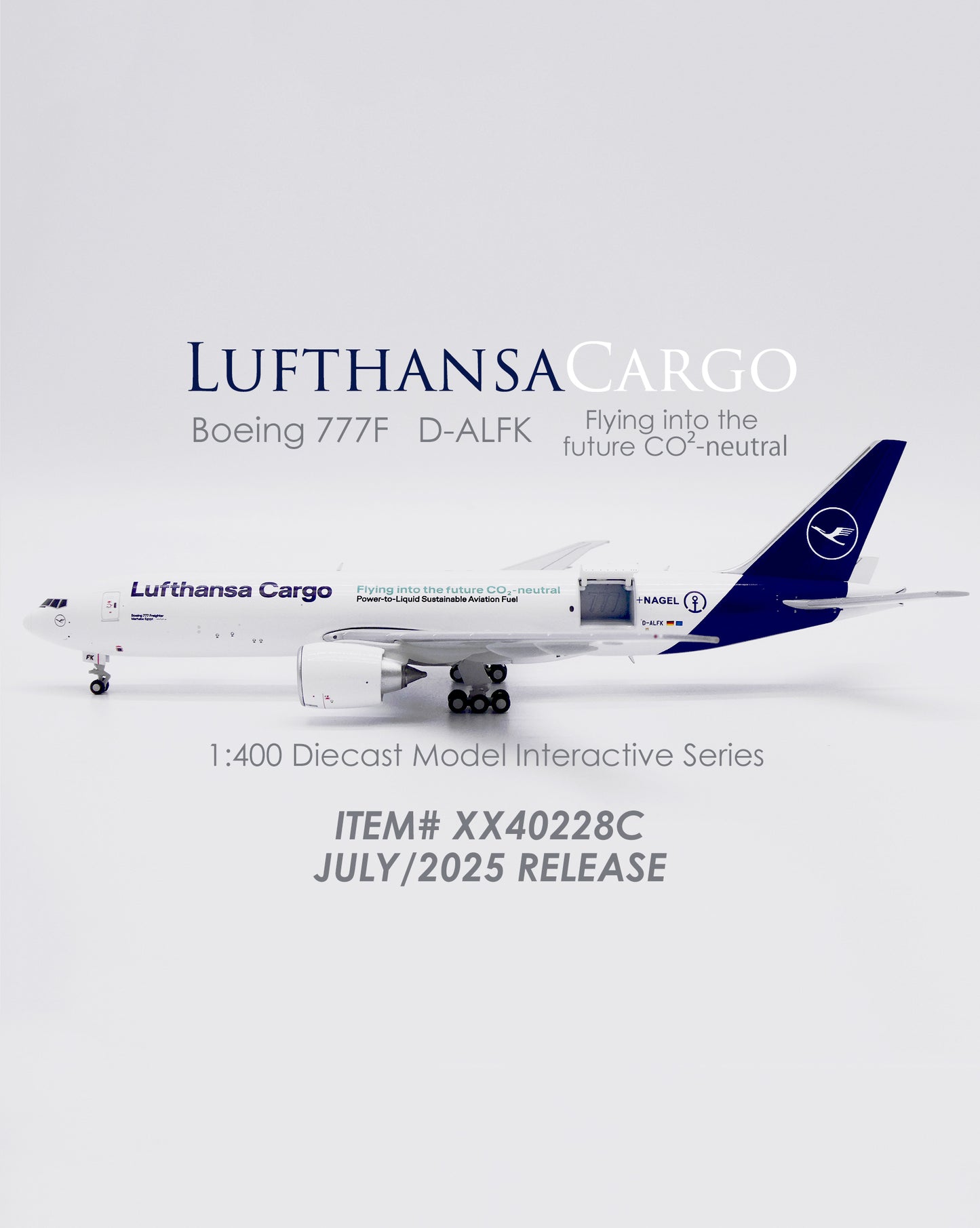 JC WINGS B777F LUFTHANSA CARGO "REG: D-ALFK