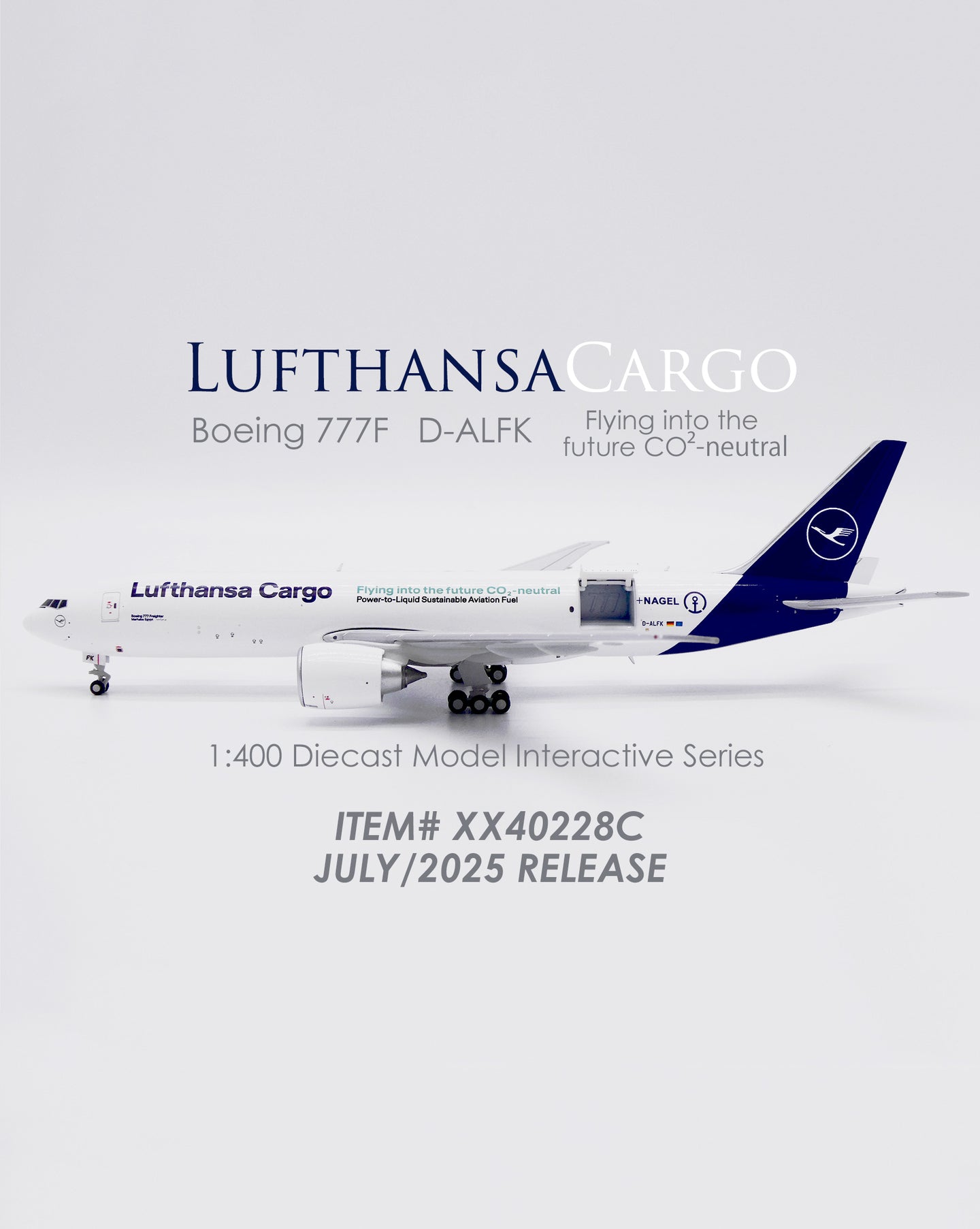 JC WINGS B777F LUFTHANSA CARGO "REG: D-ALFK
