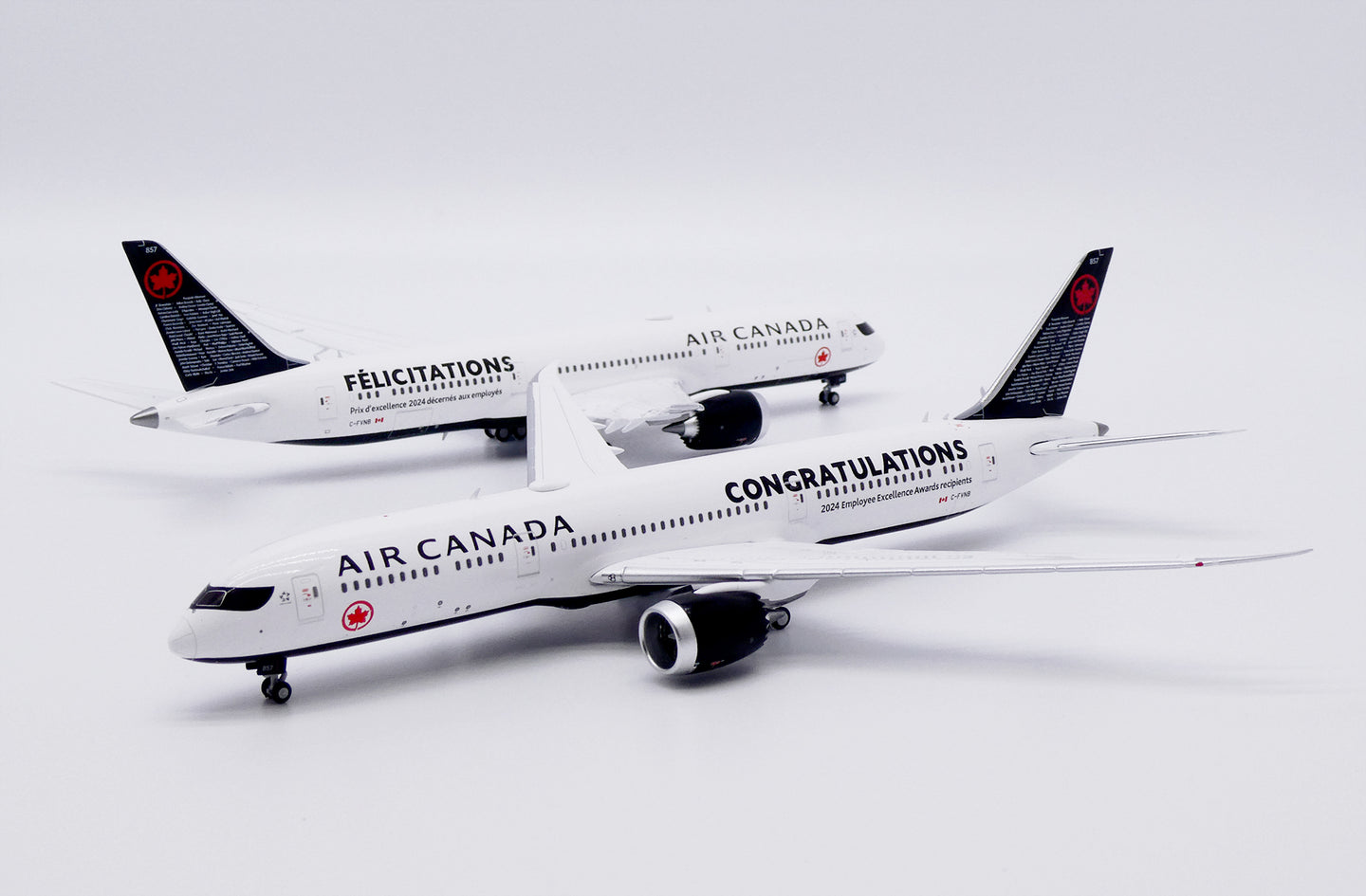 JC WINGS B787-9 DREAMLINER AIR CANADA "CONGRATULATIONS" REG: C-FVNB