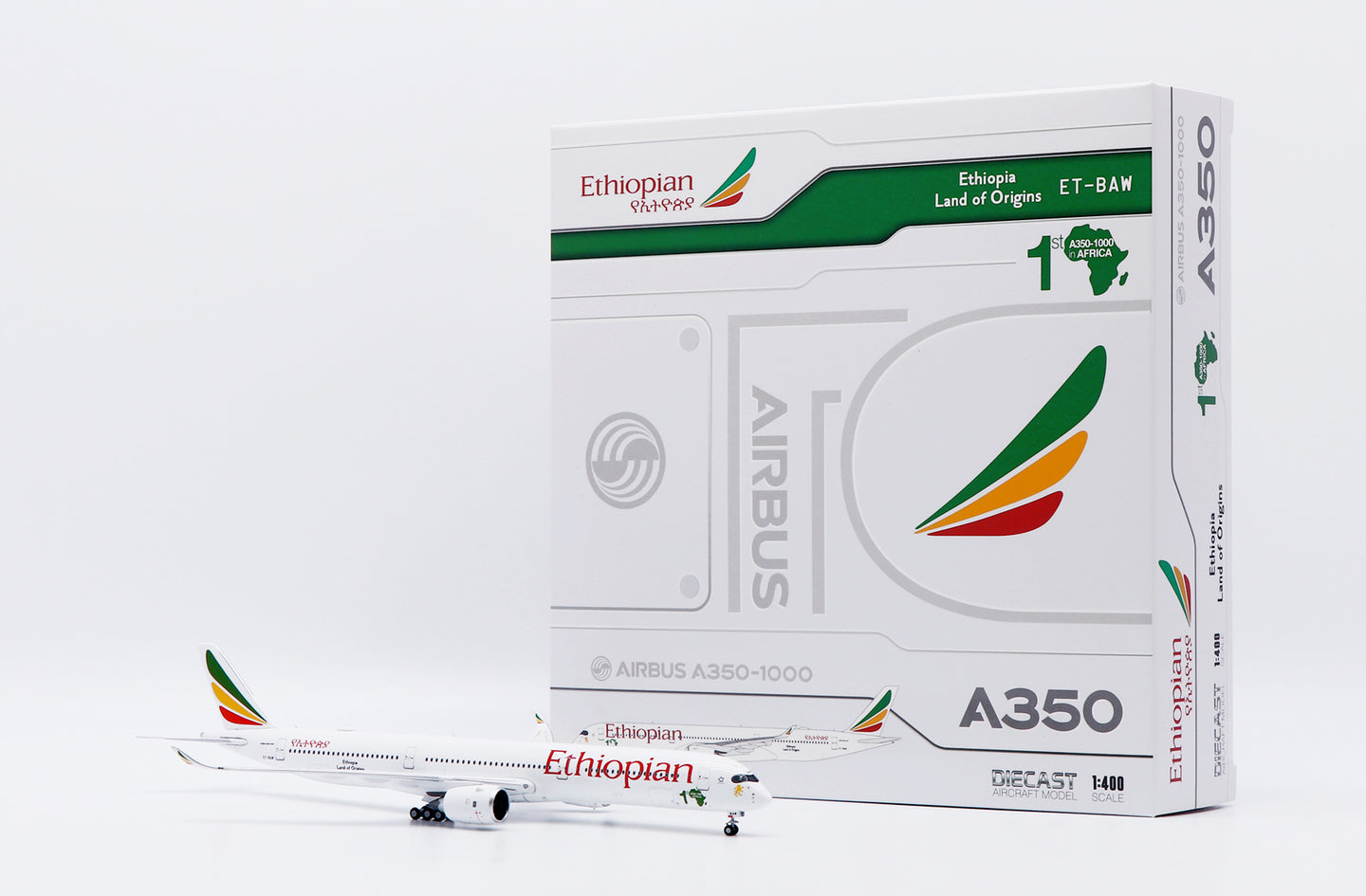 JC WINGS A350-1000 ETHIOPIAN AIRLINES 1ST IN AFRICA REG: ET-BAW