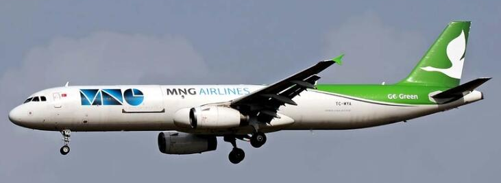 JC WINGS A321(P2F) MNG AIRLINES REG: TC-MYA