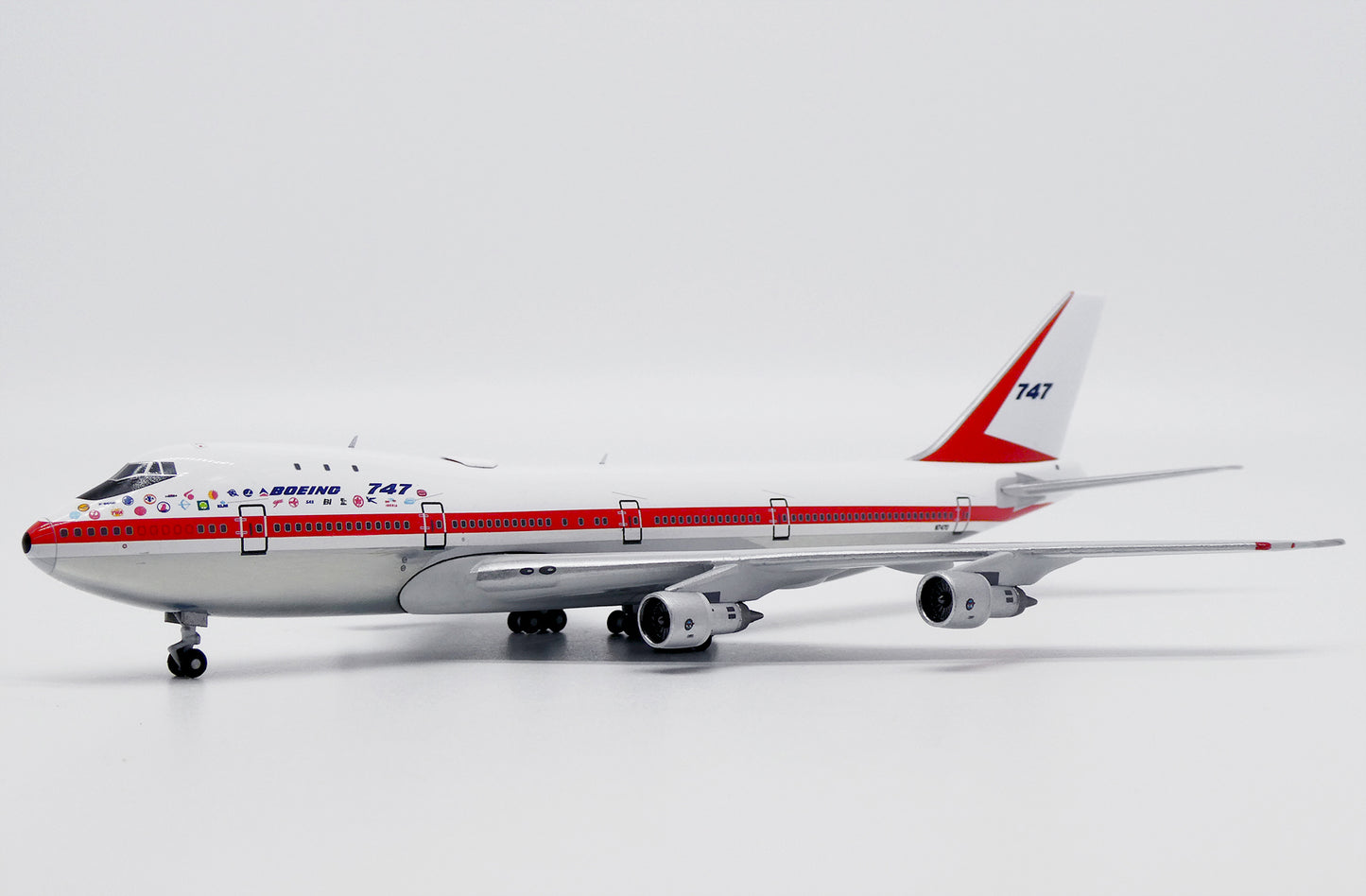 JC WINGS B747-100 HOUSE COLOUR "FIRST PROTOTYPE" (POLISHED) REG: N7470