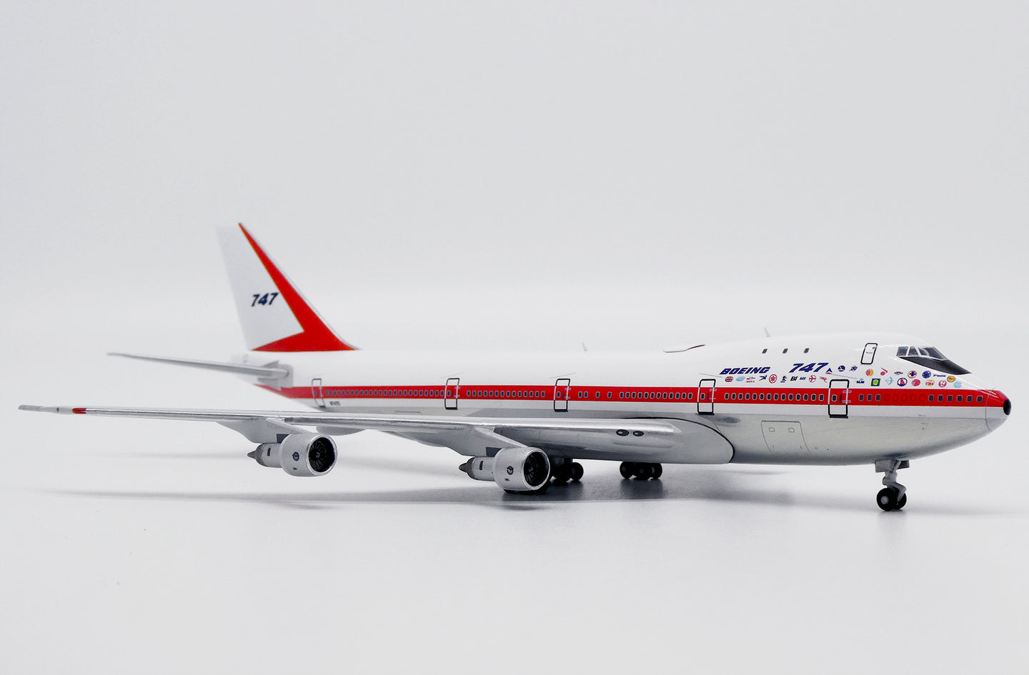JC WINGS B747-100 HOUSE COLOUR "FIRST PROTOTYPE" (POLISHED) REG: N7470