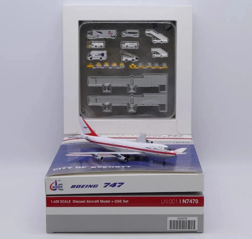 JC WINGS B747-100 BOEING HOUSE COLOUR "FIRST PROTOTYPE MUSEUM VERSION" REG: N7470