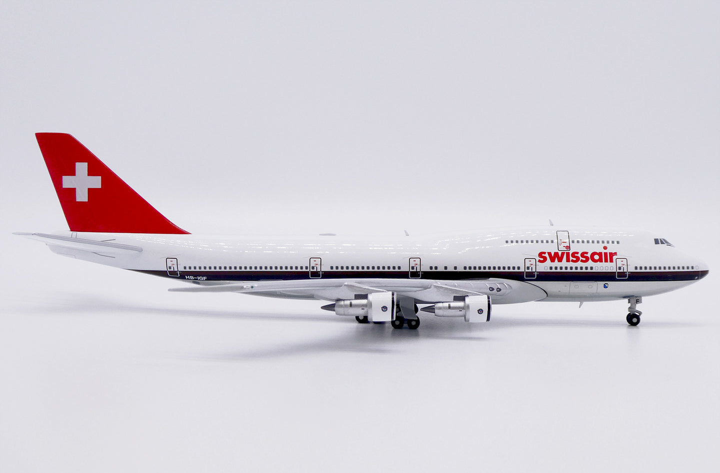 JC WINGS B747-300  SWISSAIR (POLISHED) REG: HB-IGF