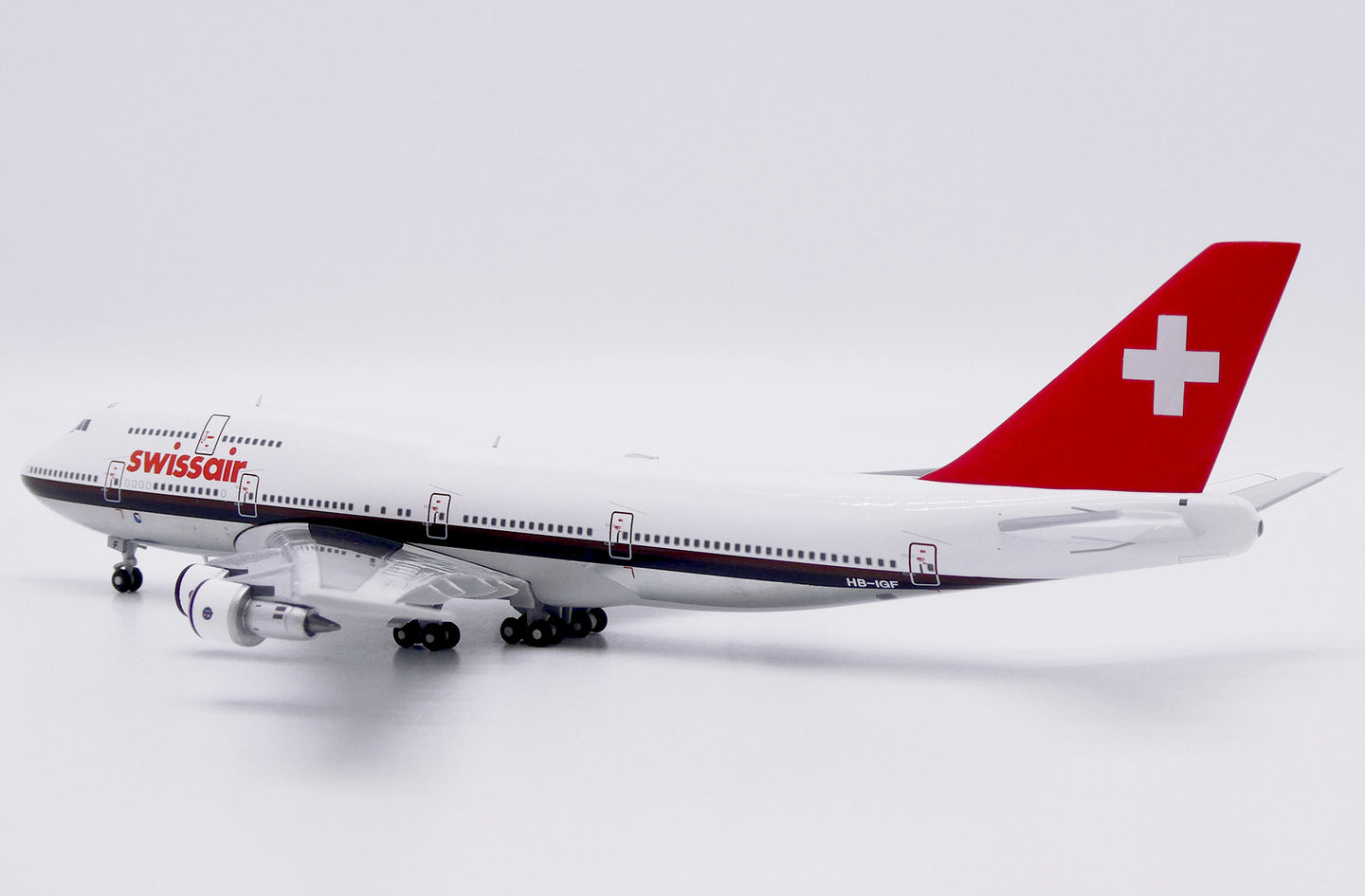 JC WINGS B747-300  SWISSAIR (POLISHED) REG: HB-IGF