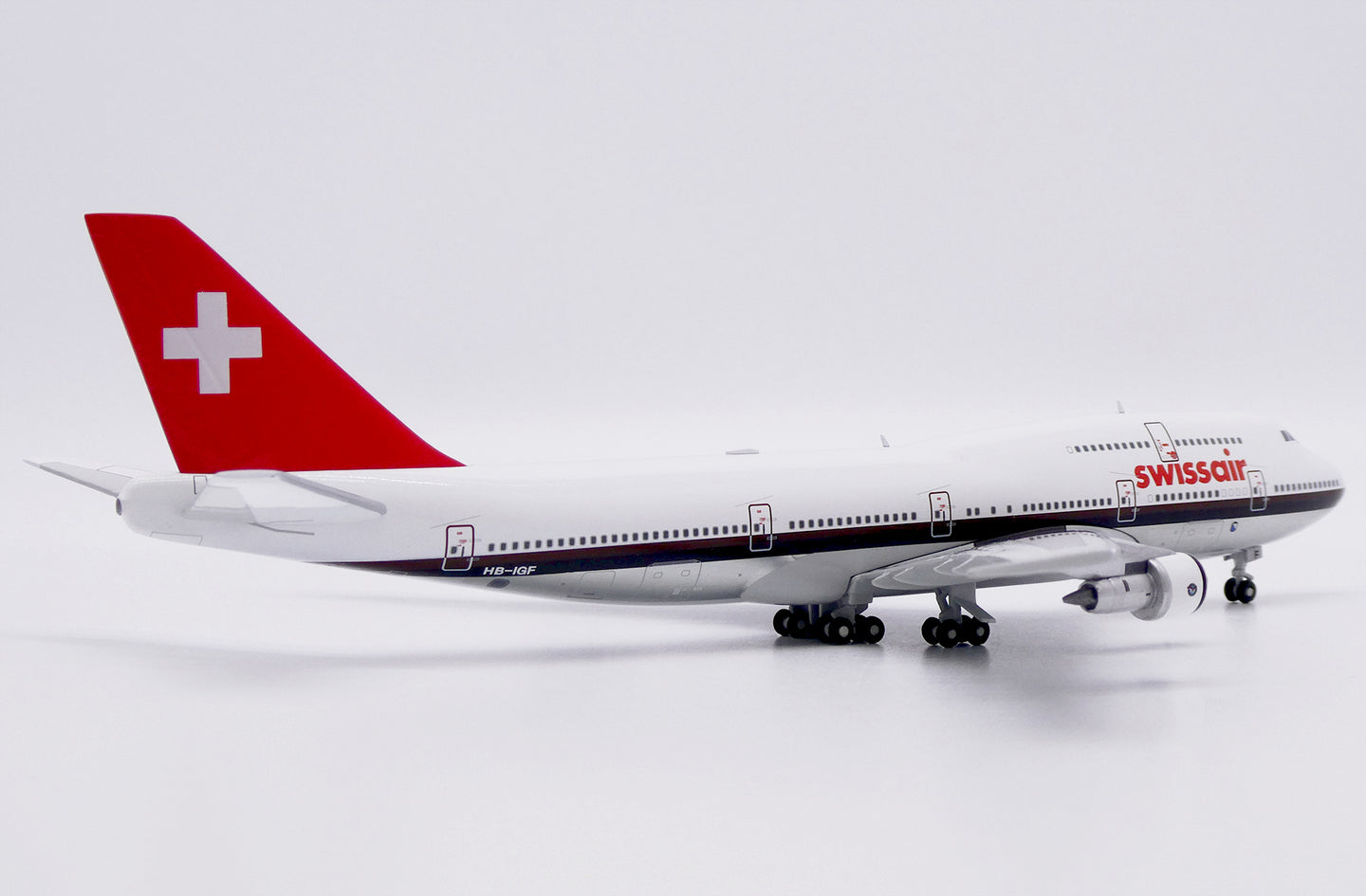 JC WINGS B747-300  SWISSAIR (POLISHED) REG: HB-IGF
