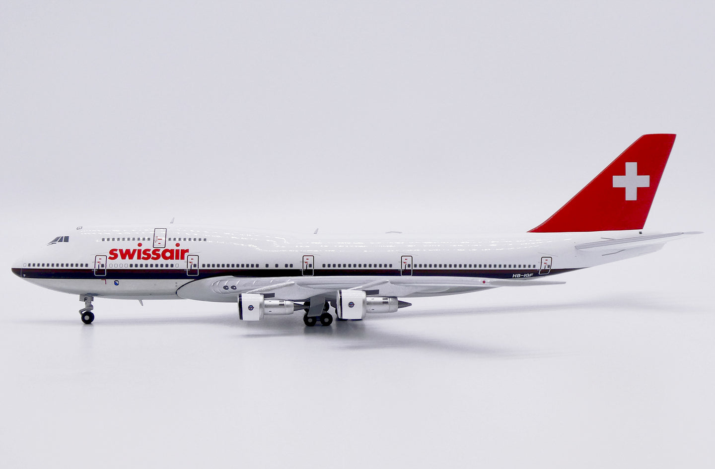 JC WINGS B747-300  SWISSAIR (POLISHED) REG: HB-IGF