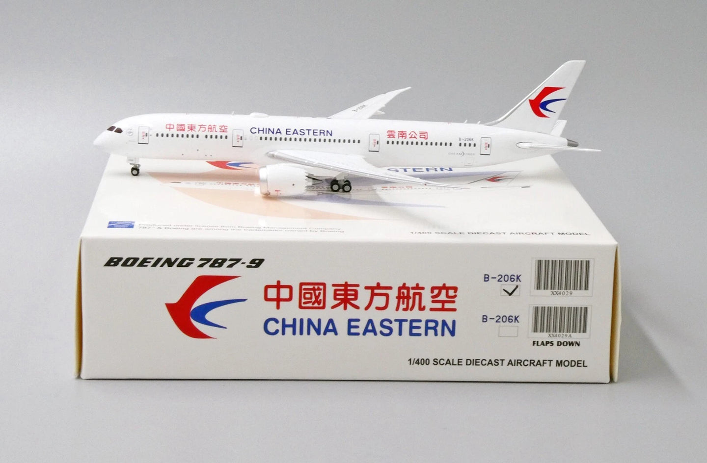 JC WINGS B787-9 CHINA EASTERN AIRLINES REG: B-206K