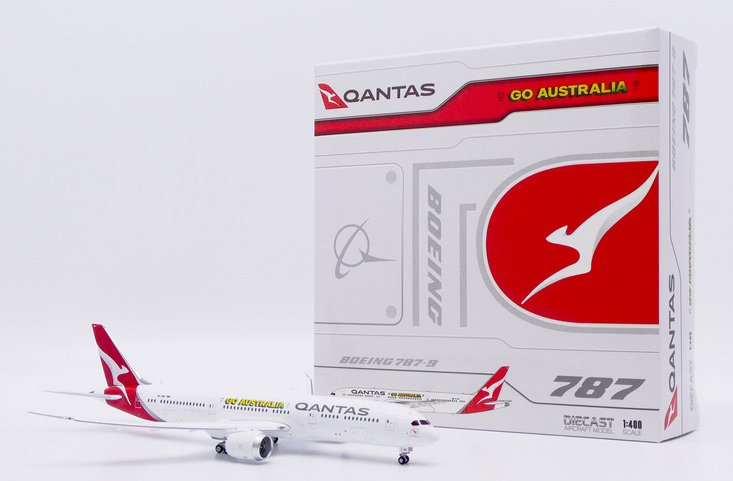 JC WINGS  B787-9 DREAMLINER QANTAS "GO AUSTRALIA" (FLAPS DOWN) REG: VH-ZNH