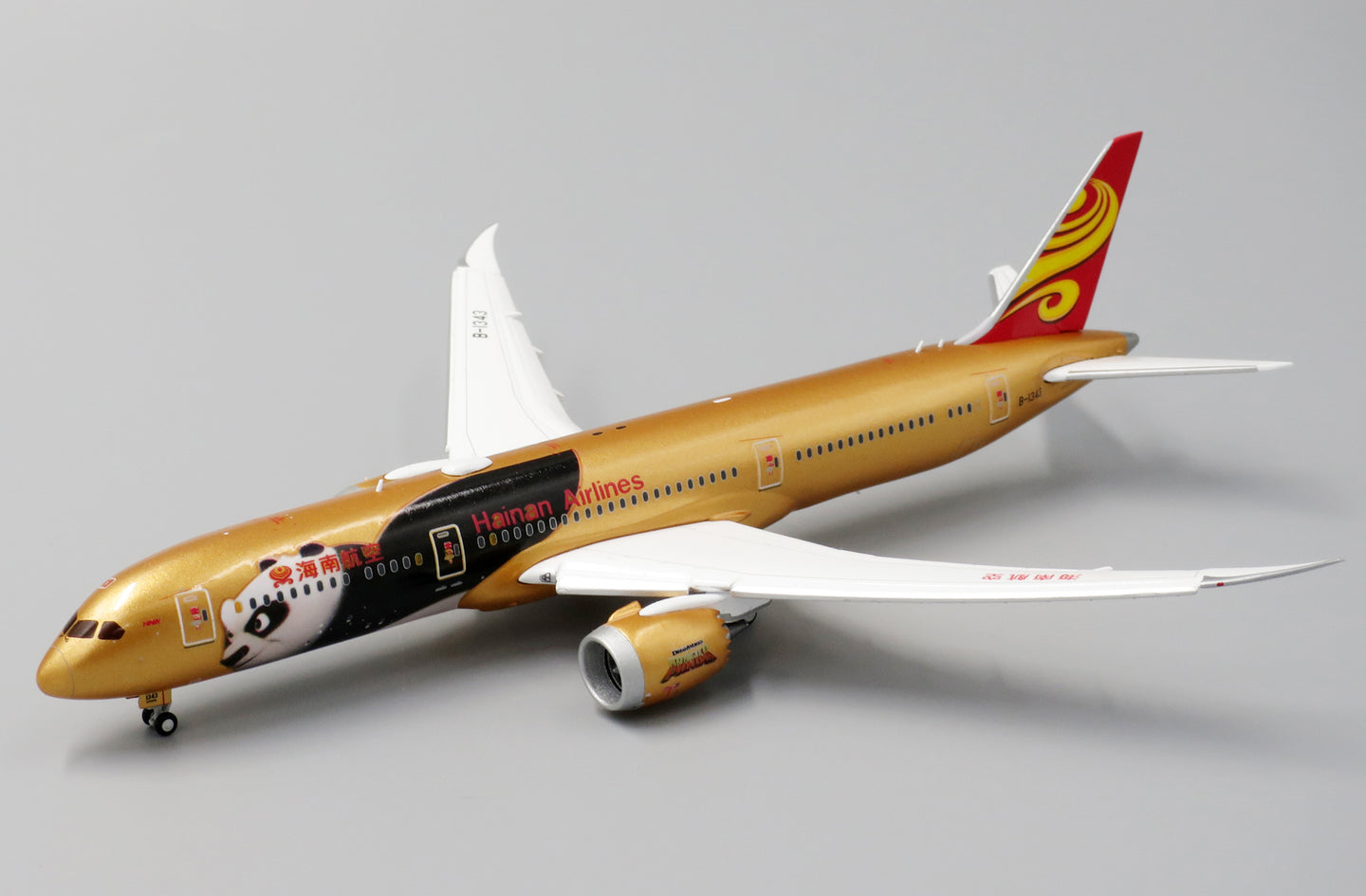 JC WINGS B787-9 HAINAN AIRLINES "KUNG FU PANDA 4" (FLAPS DOWN) REG: B-1343