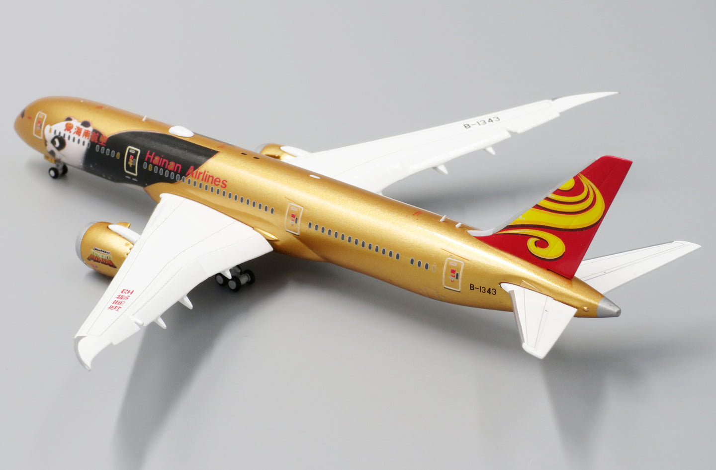 JC WINGS B787-9 HAINAN AIRLINES "KUNG FU PANDA 4" (FLAPS DOWN) REG: B-1343