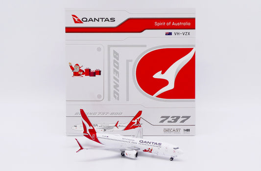 JC WINGS B737-800 QANTAS SANTA REG: VH-VZX