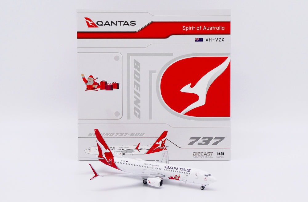 JC WINGS B737-800 QANTAS SANTA REG: VH-VZX