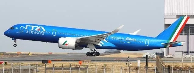 JC WINGS A350-900XWB ITA AIRWAYS "INSPIRED BY ALITALIA" (FLAPS DOWN) REG: EI-IFA