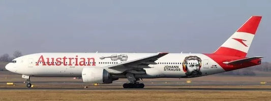 JC WINGS B777-200ER AUSTRIAN AIRLINES "JOHANN STRAUSS" REG: OE-LPF