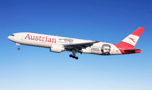JC WINGS B777-200ER AUSTRIAN AIRLINES "JOHANN STRAUSS" REG: OE-LPF
