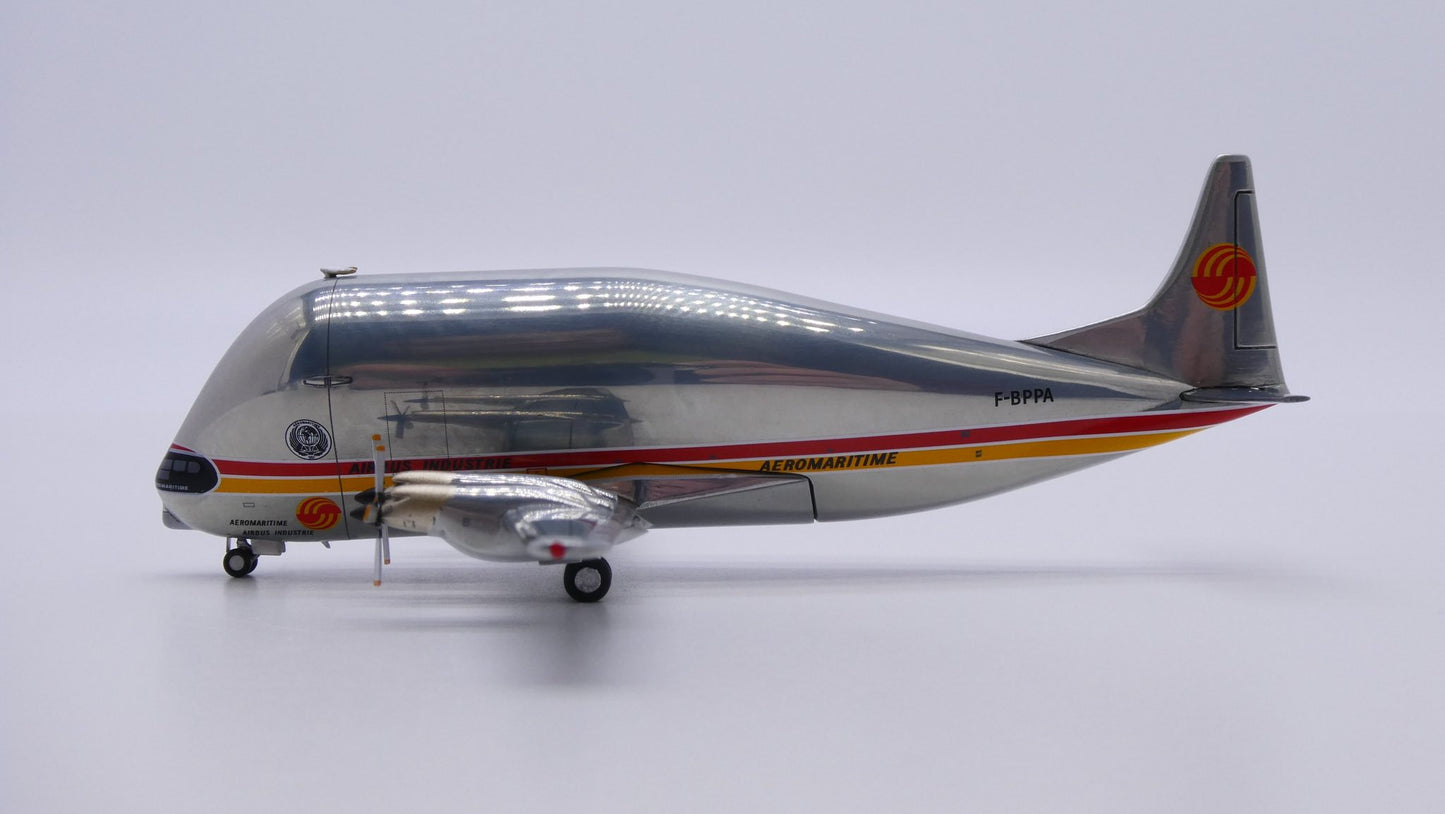 JC WINGS AERO SPACELINES B-337-SGT SUPER GUPPY TURBINE AIRBUS INDUSTRIE (AEROMARITIME) (POLISHED) REG: F-GPPA