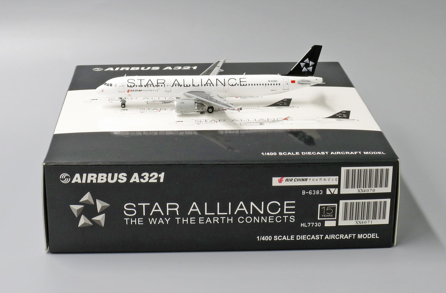 JC WINGS A321 AIR CHINA "STAR ALLIANCE" REG: B-6383