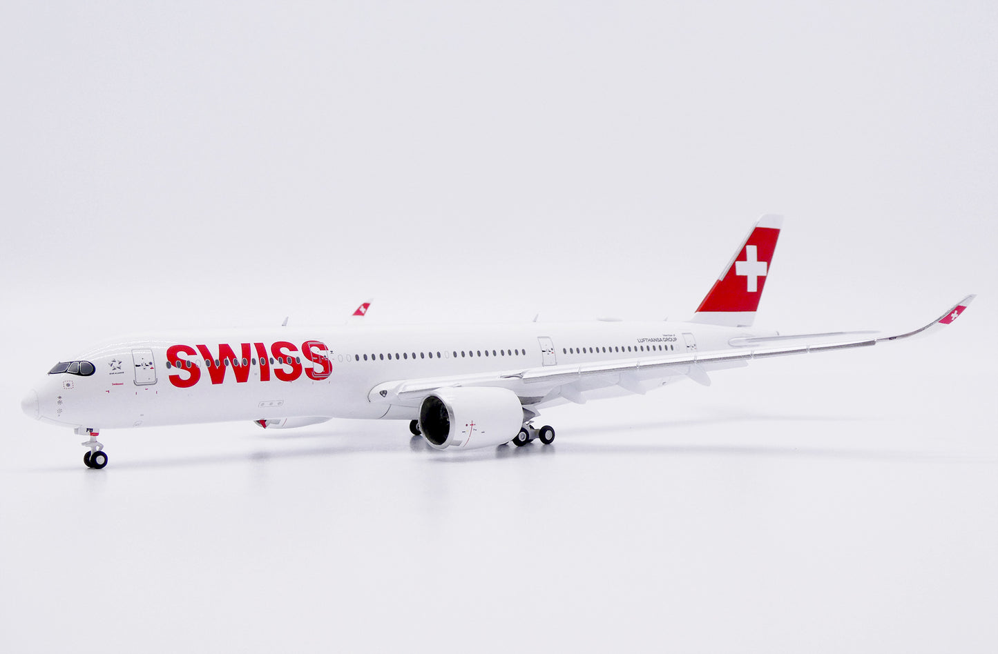 JC WINGS A350-900XWB SWISS (FLAPS DOWN) REG: HB-IFB