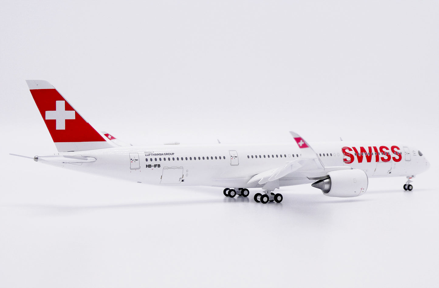 JC WINGS A350-900XWB SWISS (FLAPS DOWN) REG: HB-IFB