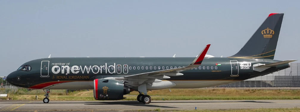 JC WINGS A320NEO ROYAL JORDANIAN ONEWORLD REG: JY-RAK