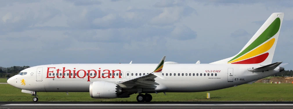 JC WINGS B737 MAX 8 ETHIOPIAN AIRLINES REG: ET-AVL