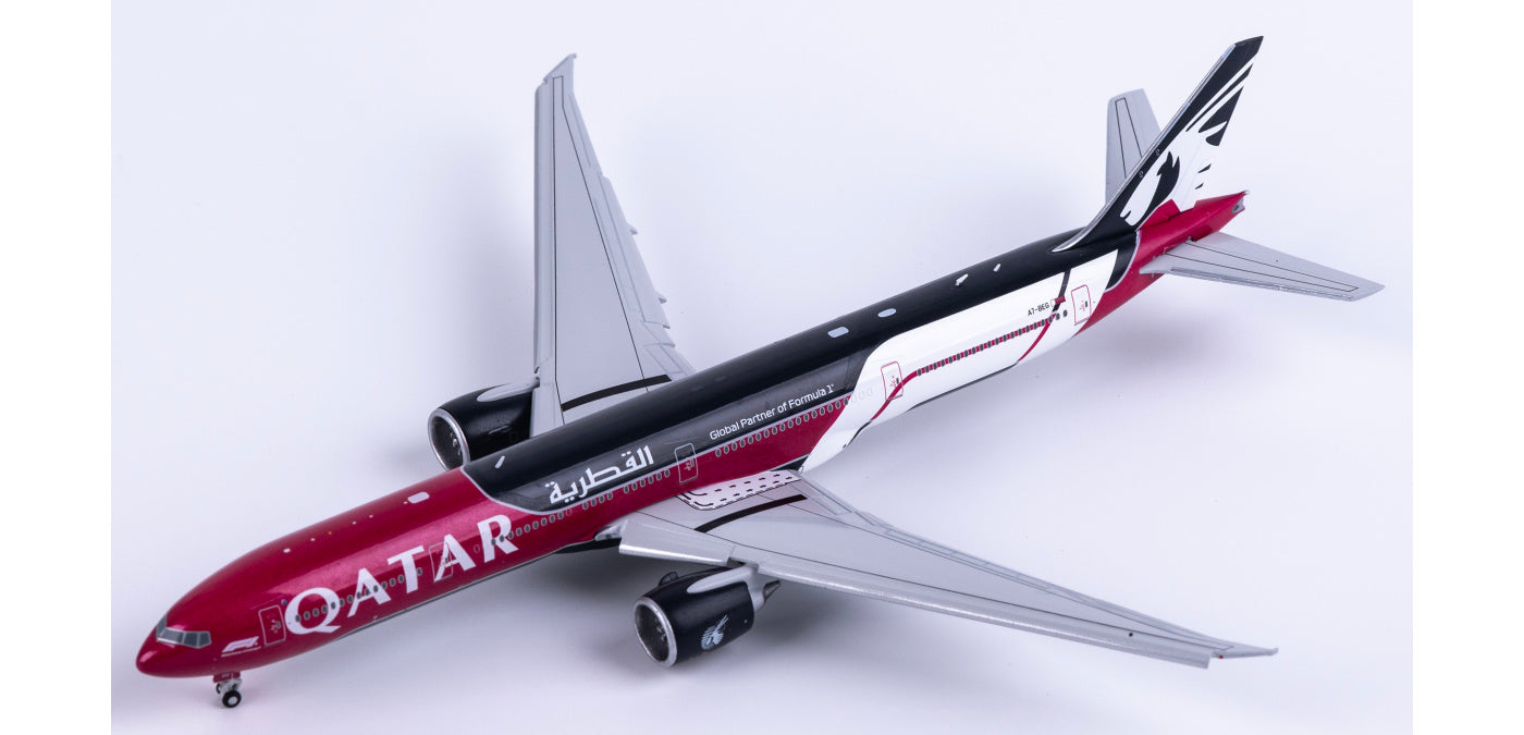 JC WINGS B777-300ER QATAR AIRWAYS "FORMULA 1" (FLAPS DOWN) REG: A7-BEG