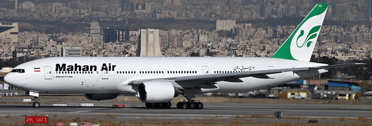 JC WINGS B777-200ER MAHAN AIR "IRANS 1ST BOEING 777" (FLAPS DOWN) REG: EP-MTC