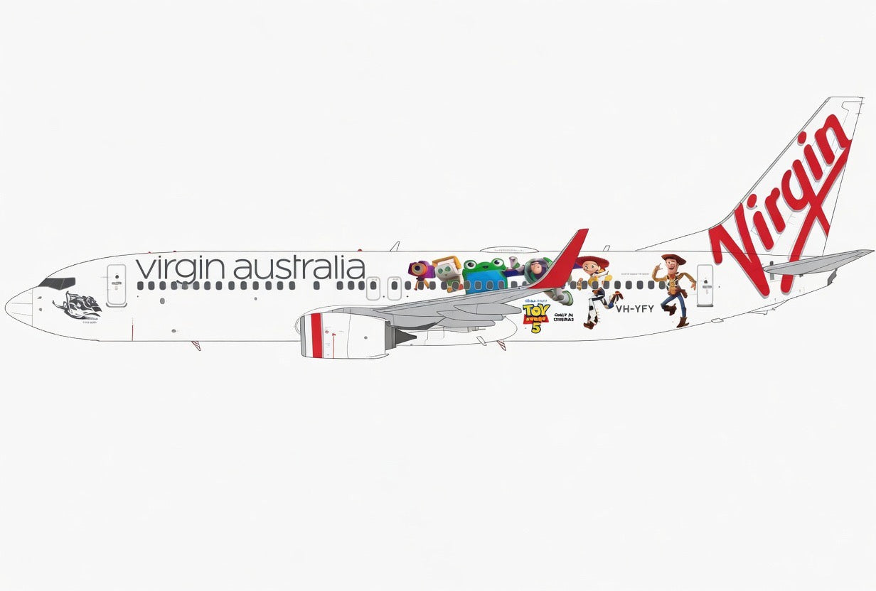 JC WINGS B737-800 VIRGIN AUSTRALIA "TOY STORY 5" REG: VH-YFY