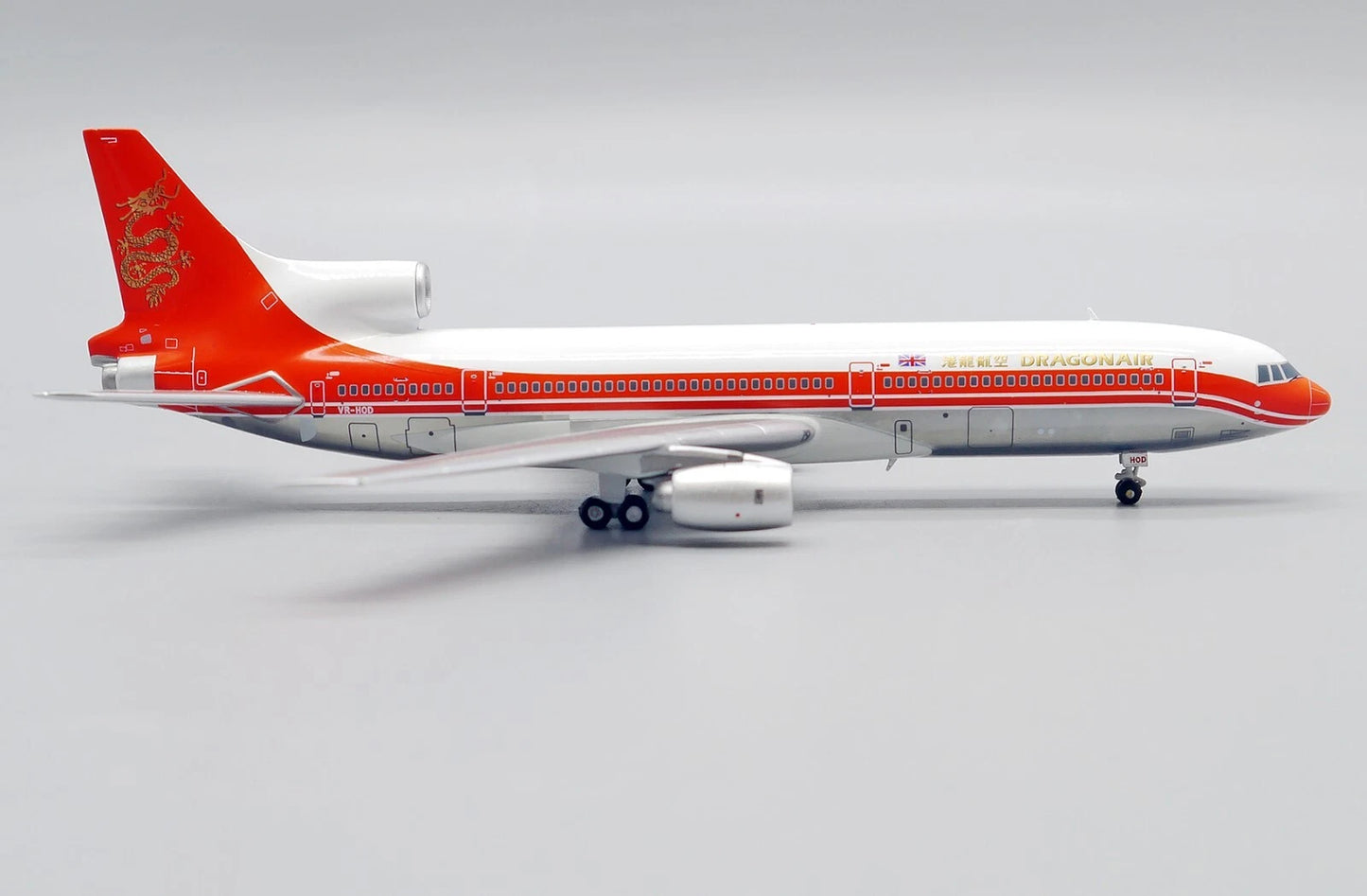 JC WINGS L-1011 DRAGONAIR TRISTAR (POLISHED) REG: VR-HOD