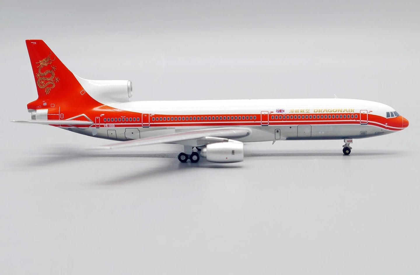 JC WINGS L-1011 DRAGONAIR TRISTAR (POLISHED) REG: VR-HOD