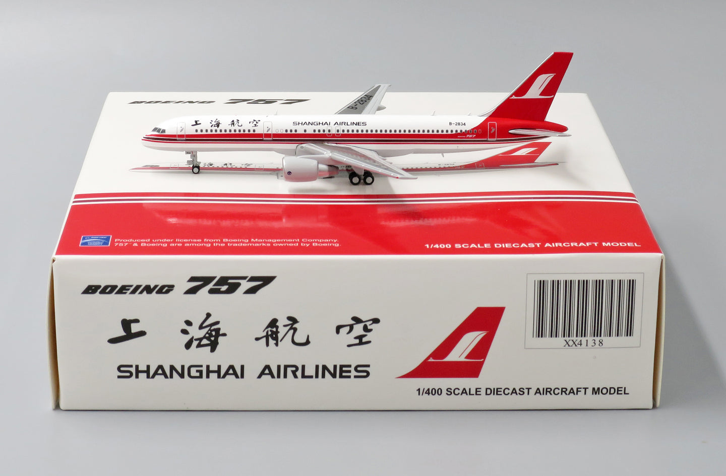 JC WINGS B757-200 SHANGHAI AIRLINES REG: B-2834