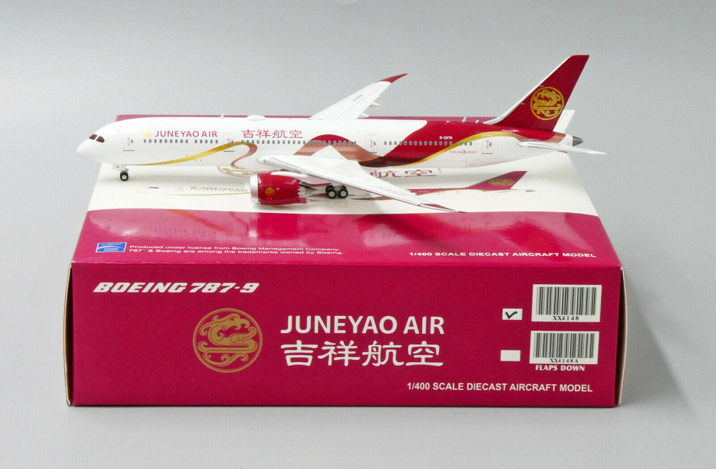 JC WINGS B787-9 DREAMLINER JUNEYAO AIRLINES REG: B-207N