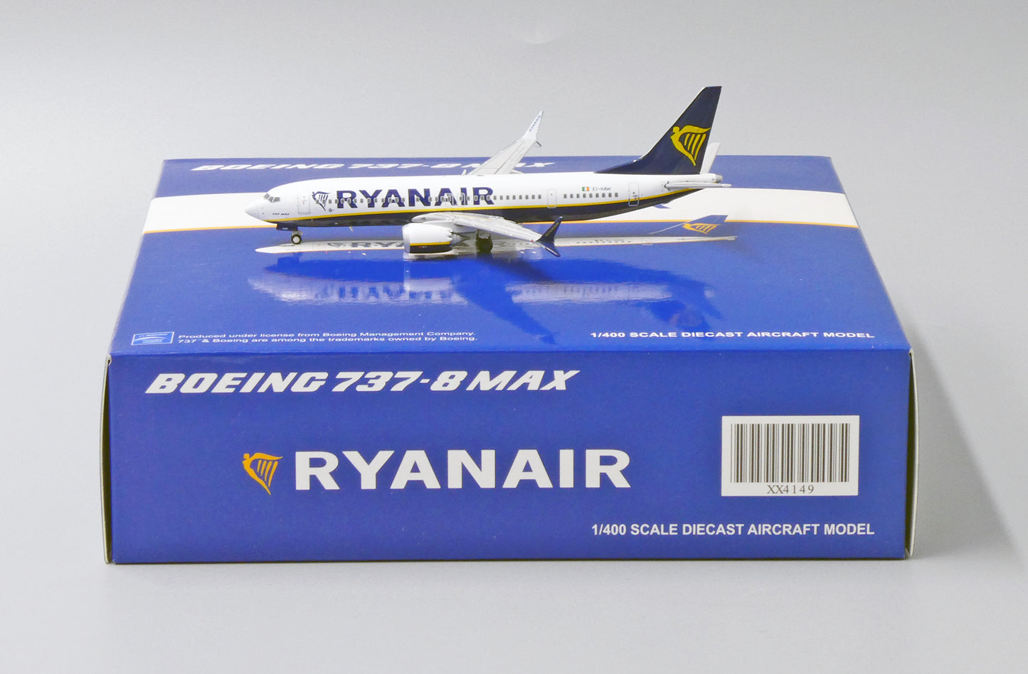 JC Wings BOEING 737-8MAX RYANAIR AIRLINES REG: EI-HAW