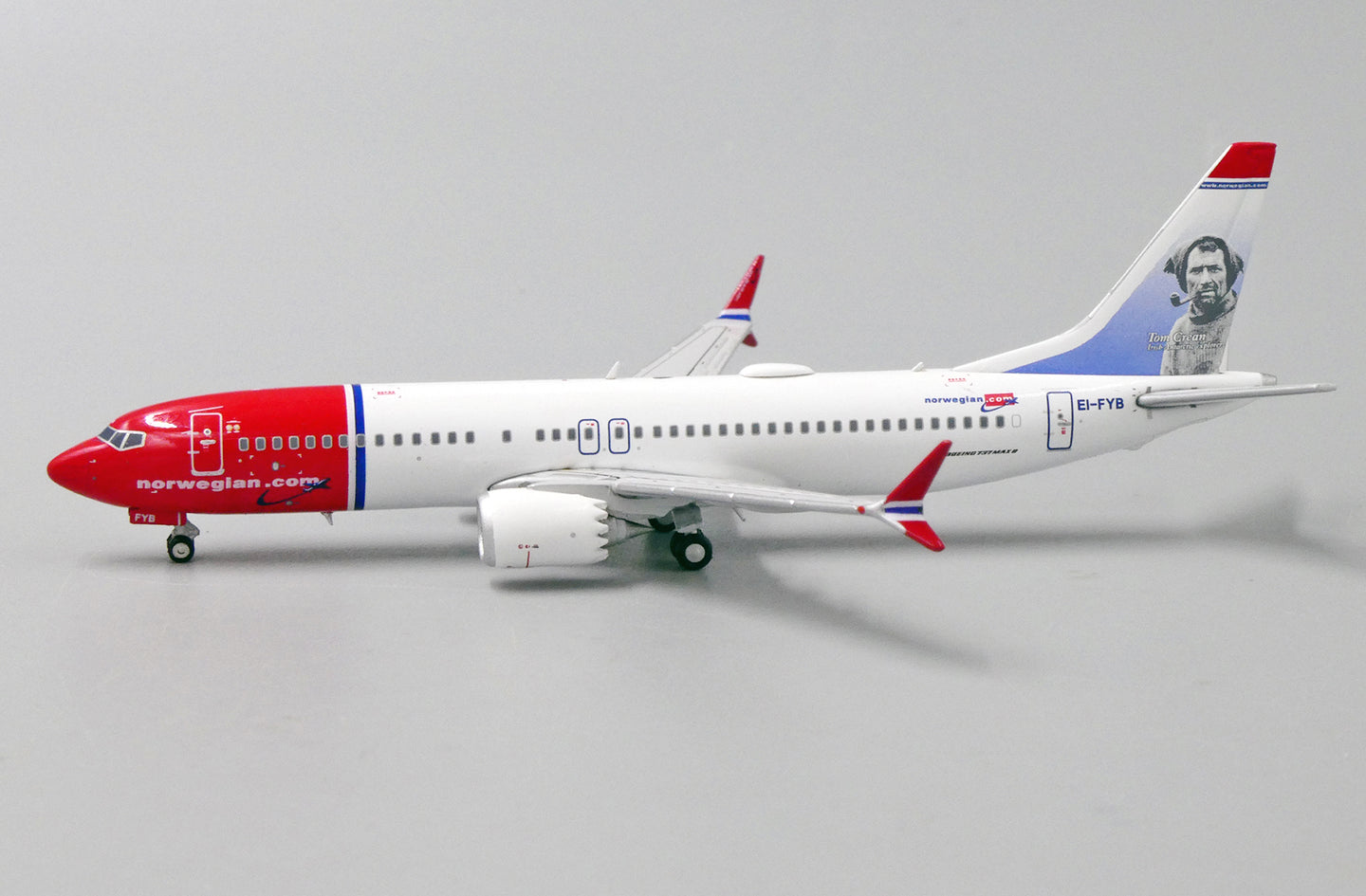 JC WINGS B737 MAX 8 NORWEGIAN "TOM CREAN" REG: EI-FYBJC WINGS B737 MAX 8 NORWEGIAN "TOM CREAN" REG: EI-FYB