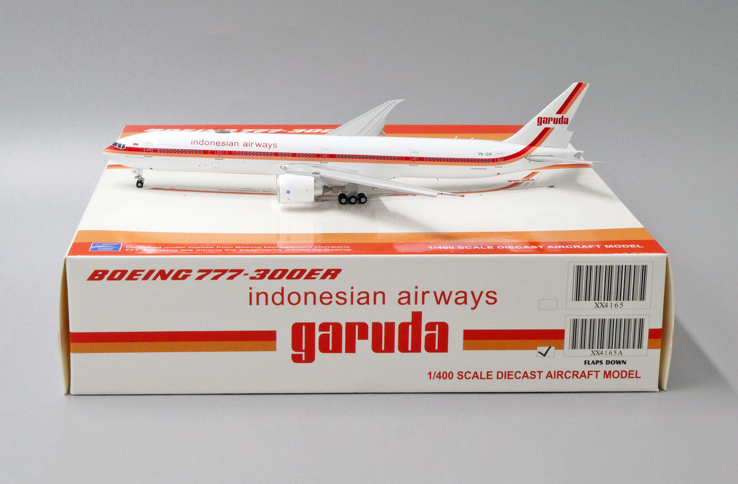 JC WINGS B777-300ER GARUDA INDONESIA (FLAP DOWN) REG: PK-GIK
