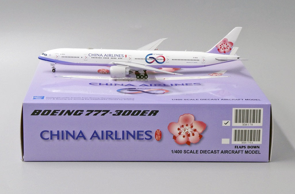 JC WINGS B777-300ER CHINA AIRLINES "60TH YEAR" REG: B-18006