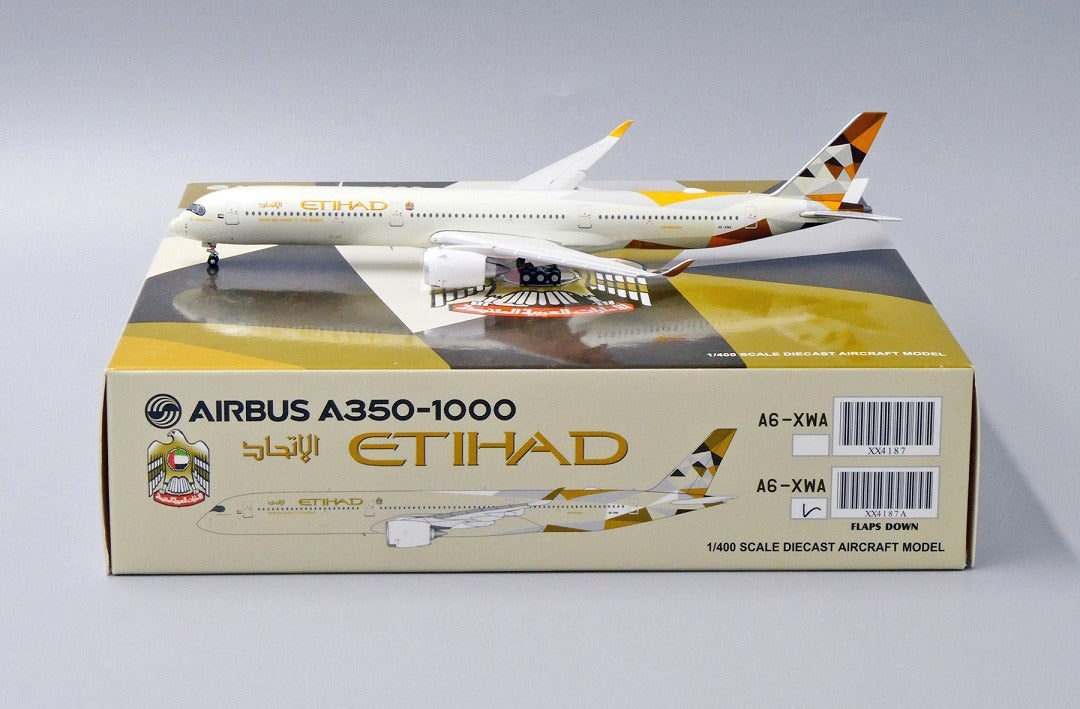 JCWINGS ETIHAD AIRWAYS A350 FLAP DOWN REG: A6-XWA