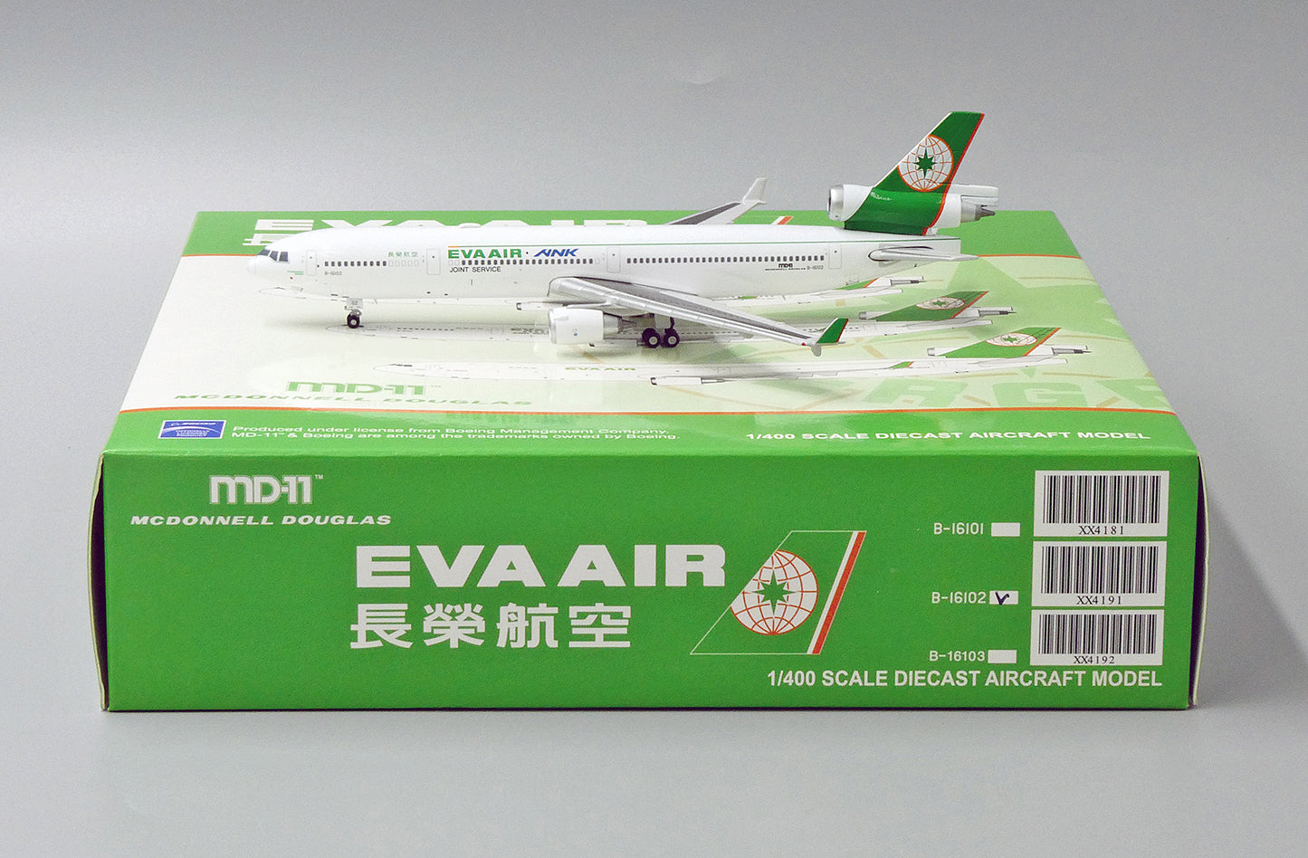 JCWINGS MD-11 EVA AIR REG: B-16102