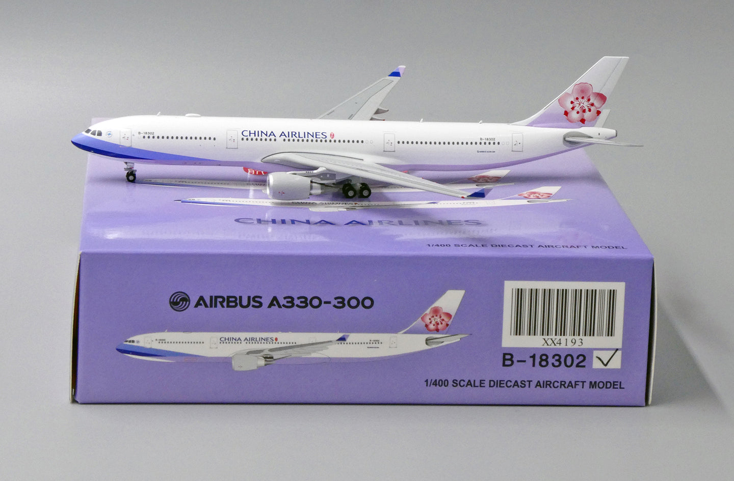 JC WINGS A330-300 CHINA AIRLINES REG: B-18302