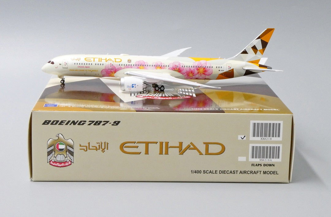JC WINGS B787-9 DREAMLINER ETIHAD AIRWAYS "CHOOSE JAPAN LIVERY" REG: A6-BLK
