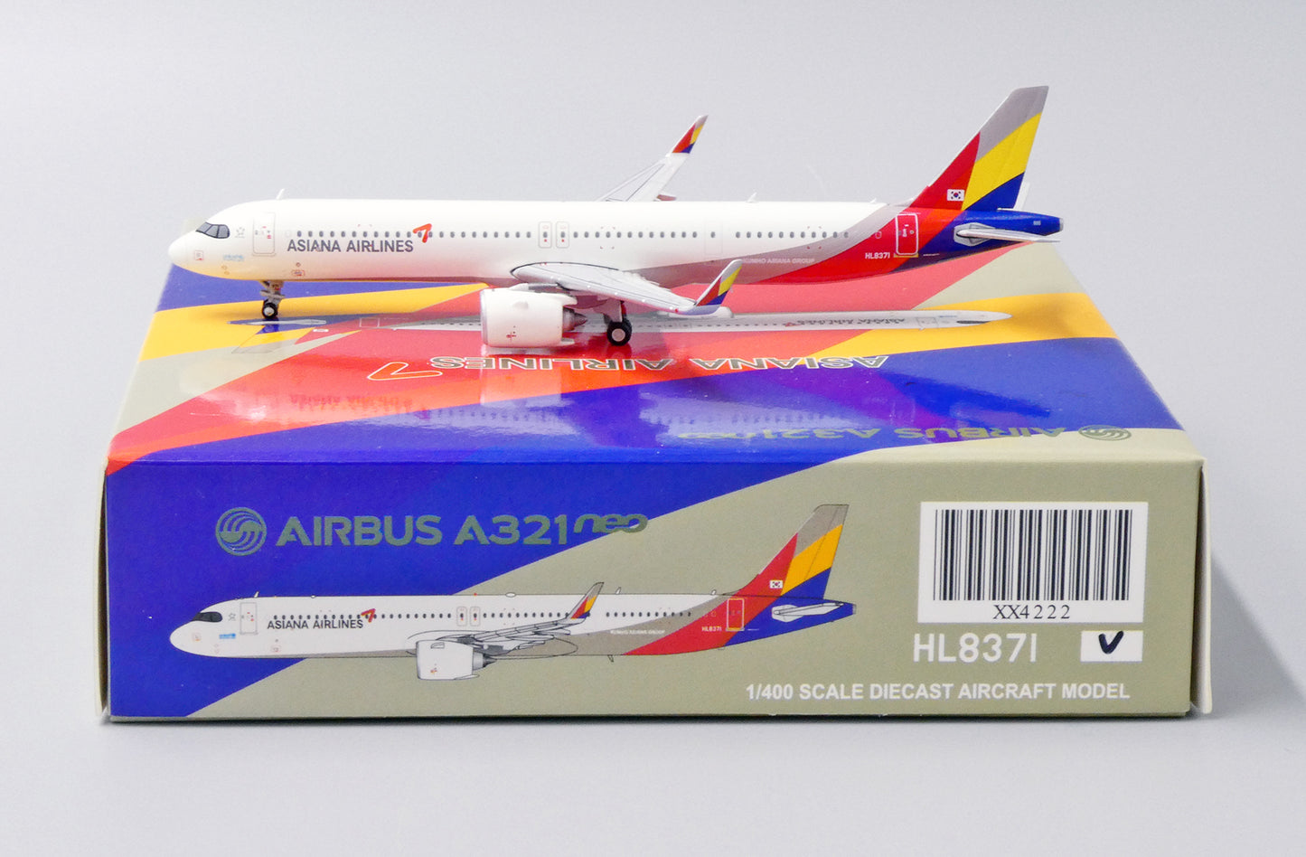JC WINGS A321NEO ASIANA AIRLINES REG: HL8371