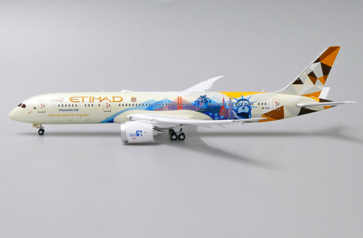 JC WINGS B787-9 ETIHAD AIRWAYS (FLAPS DOWN) REG: A6-BLC
