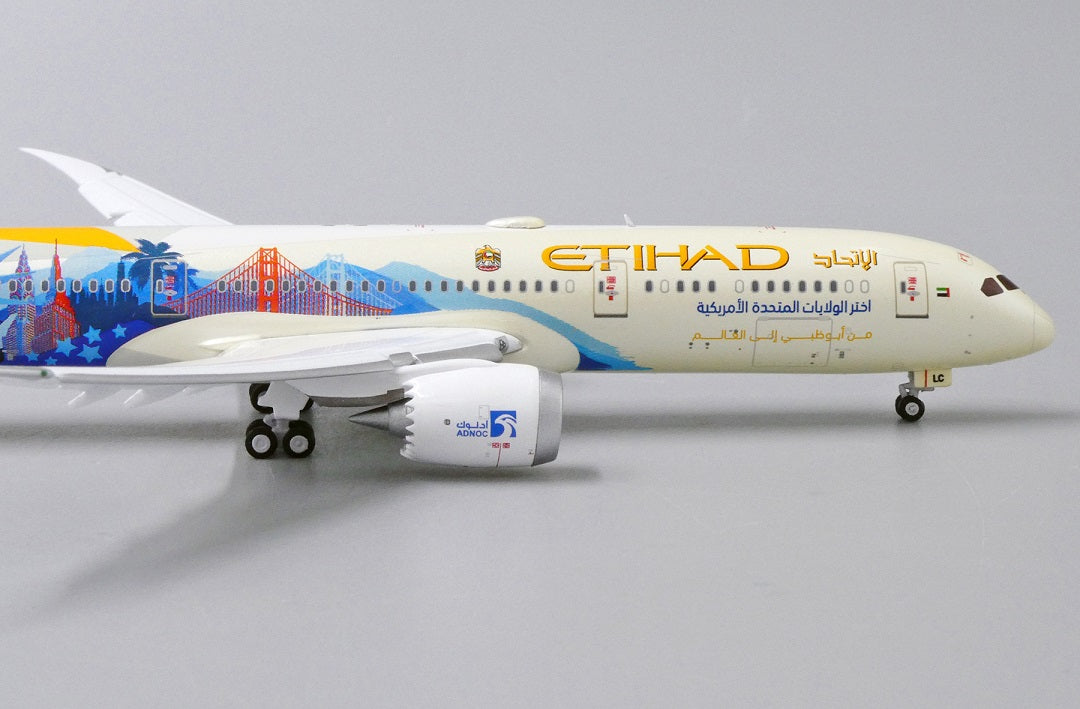 JC WINGS B787-9 ETIHAD AIRWAYS (FLAPS DOWN) REG: A6-BLC