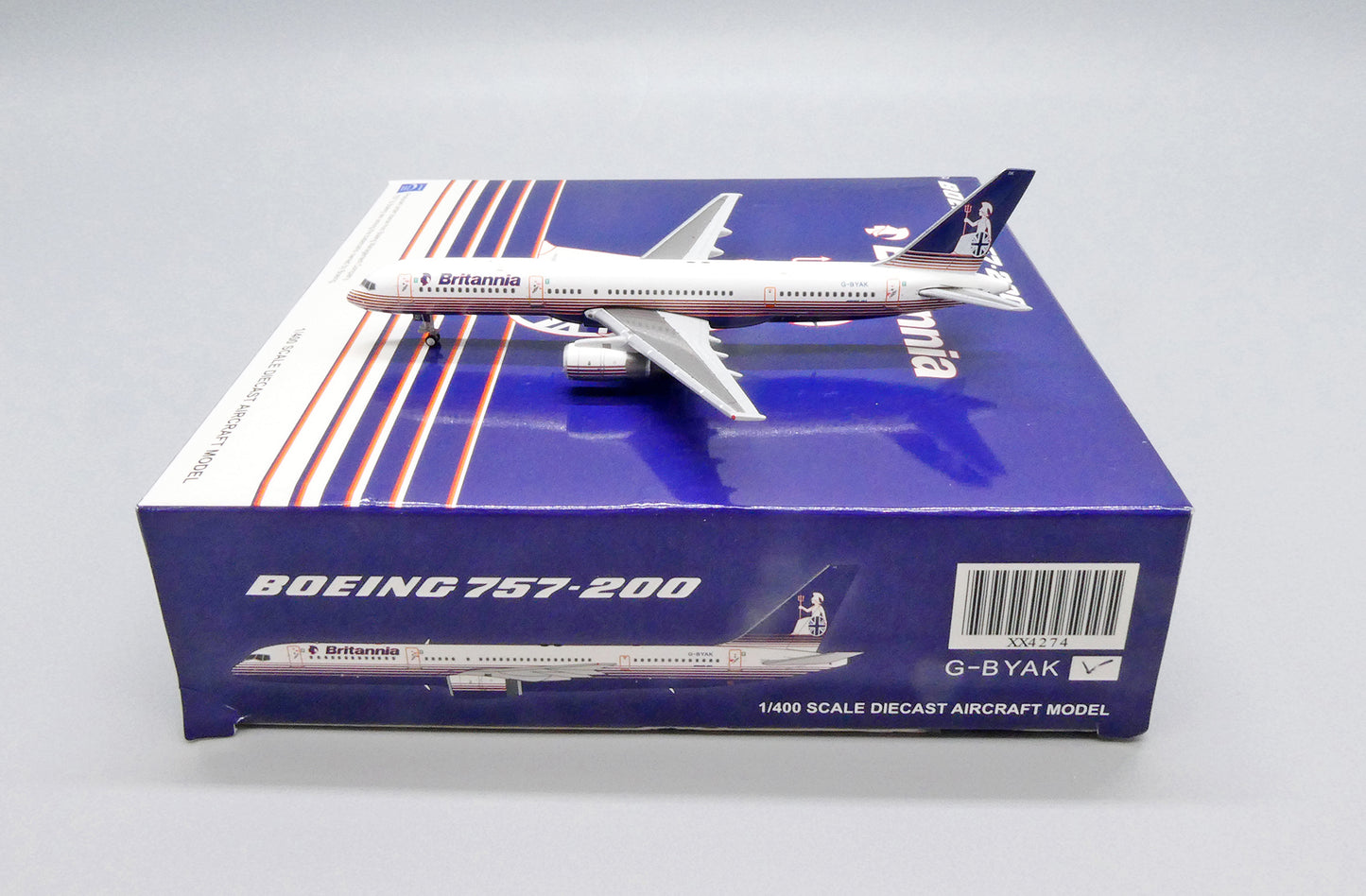JC WINGS B757-200 BRITANNIA AIRWAYS "KEEP DUTY FREE" REG: G-BYAK