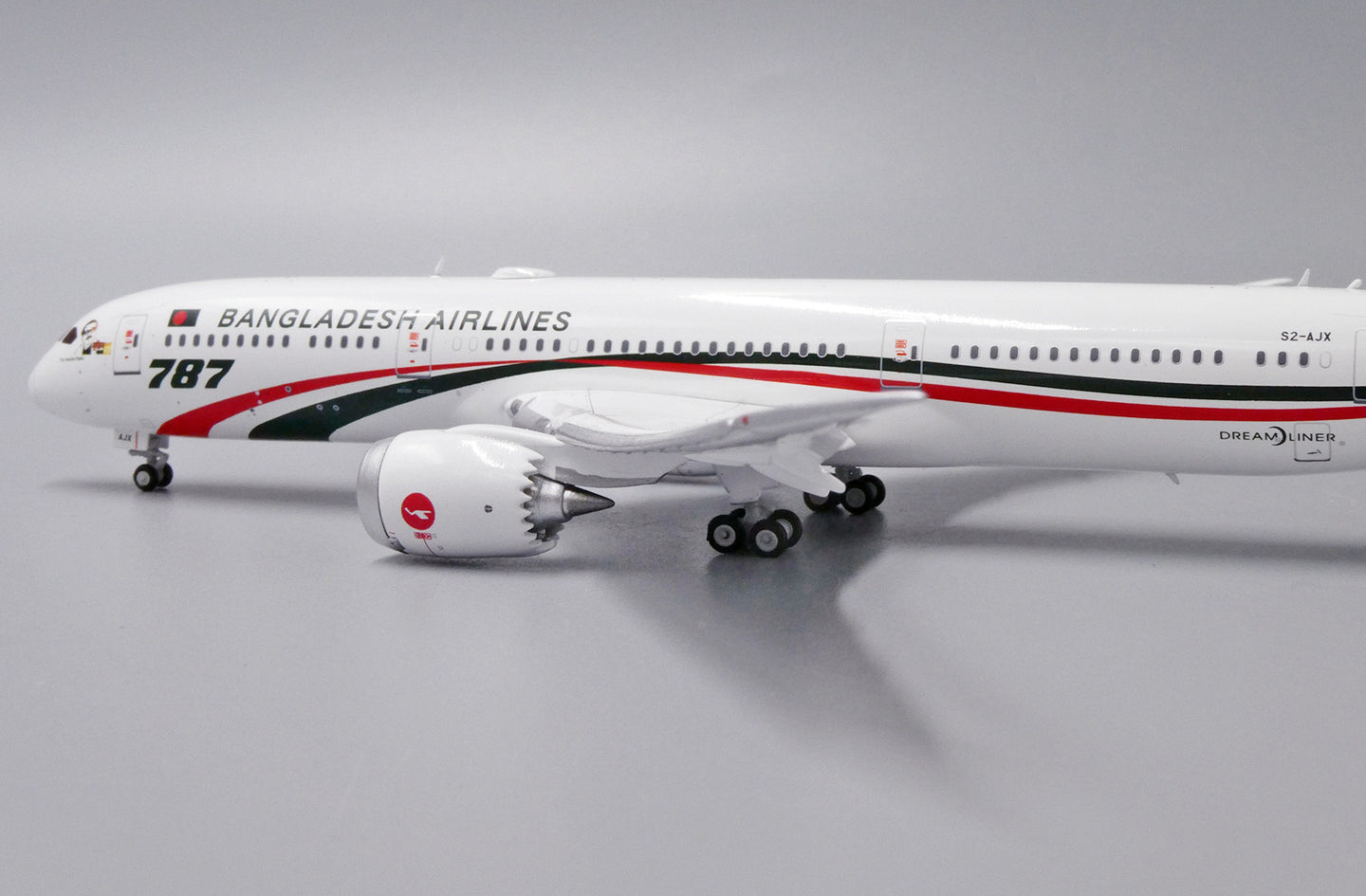 JC WINGS B787-9 BIMAN BANGLADESH AIRLINES (FLAPS DOWN) REG: S2-AJX